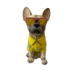 Humane Society‎ Frenchie French Bulldog - Hawaiian Shirt Sunglasses Summer Dog